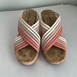 Lucky Brand Womens Mykayla Cork Wedge sandal Size 9